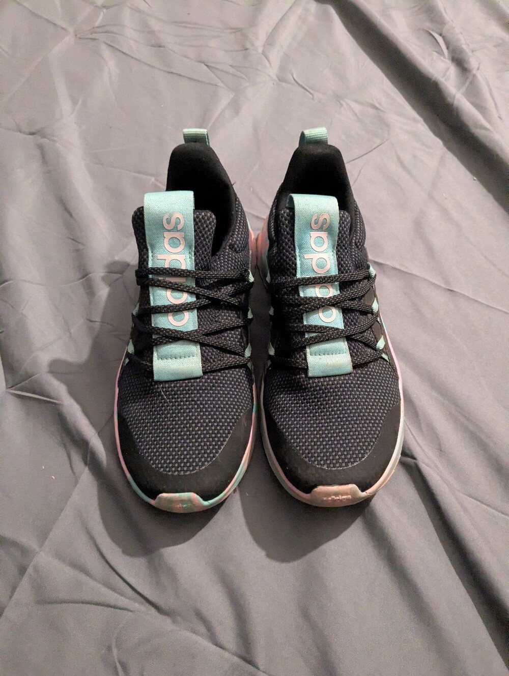 adidas slip on sneakers - women's size 4